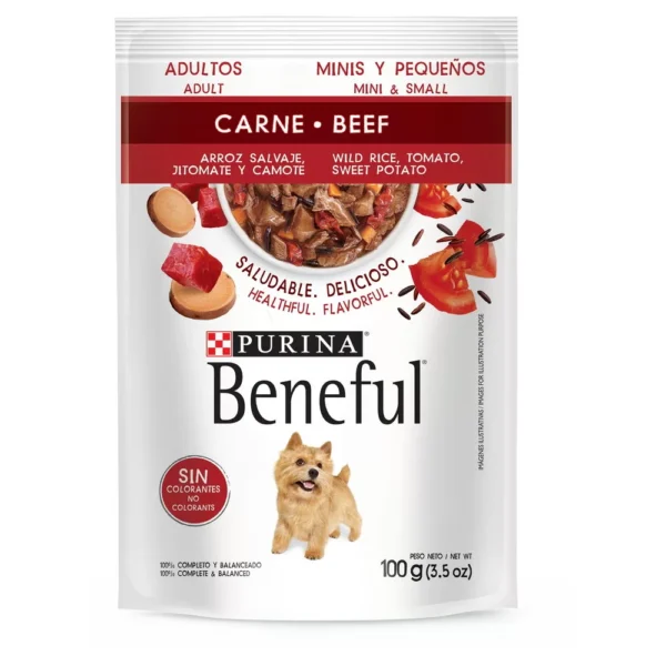 Beneful Adult Beef Pouch100g- Mini & Small Breed