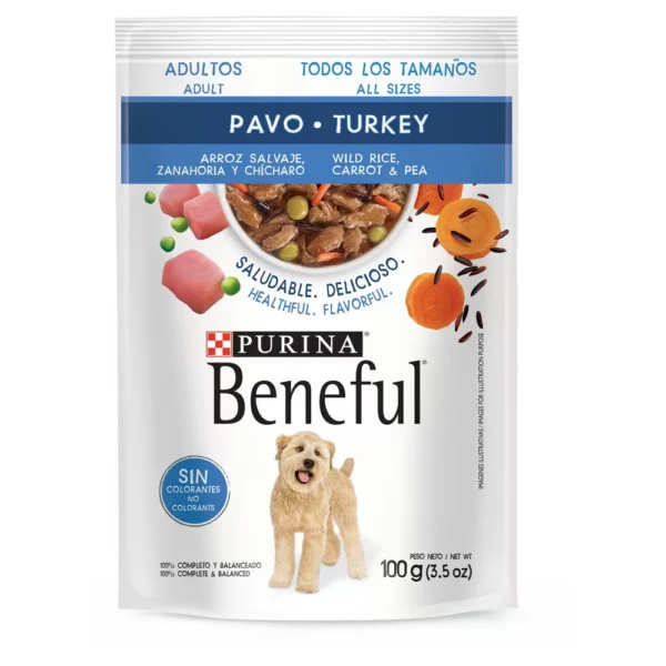 Beneful Pouch Adult Turkey 100g